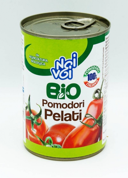 Peeled Tomatoes BIO 400g - Click Image to Close