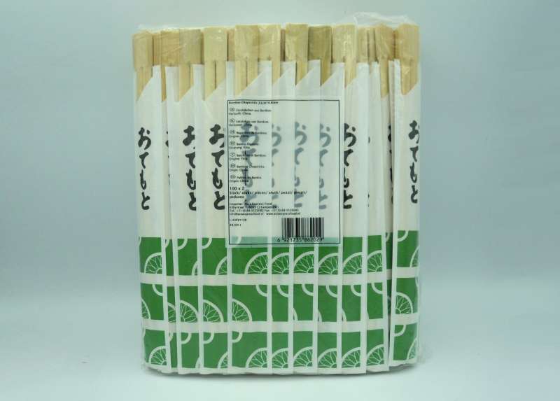 Ess-Stäbchen Bambus - zum Schließen ins Bild klicken