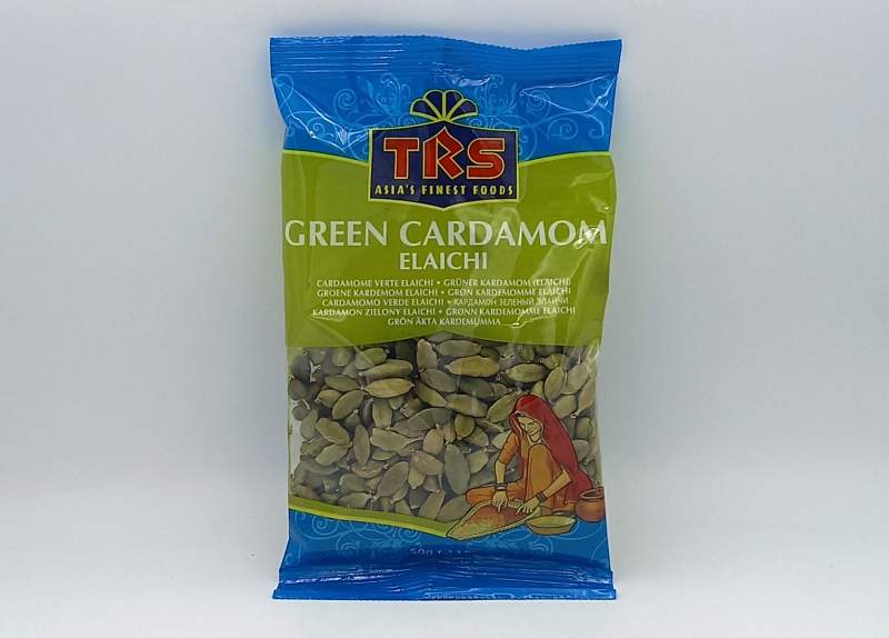 Grüner Cardamom mit Schale 50g - zum Schließen ins Bild klicken