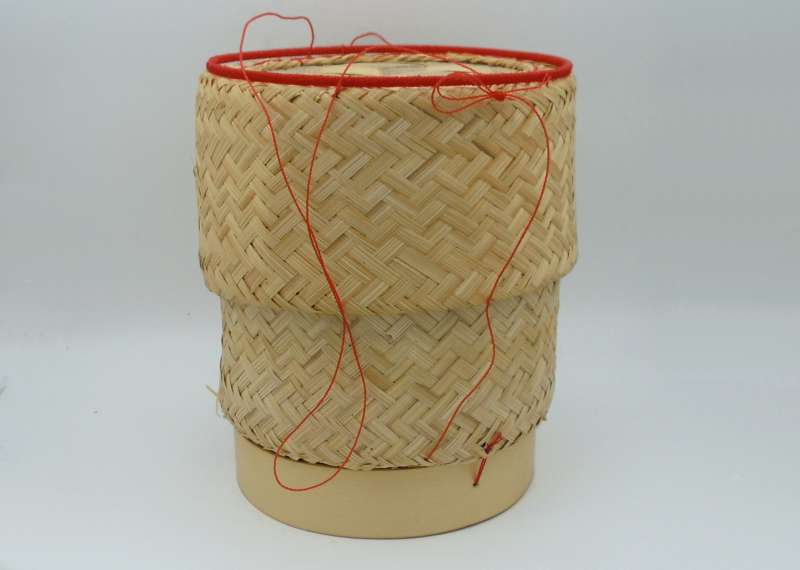 Bamboo Basket 6,5" - Click Image to Close