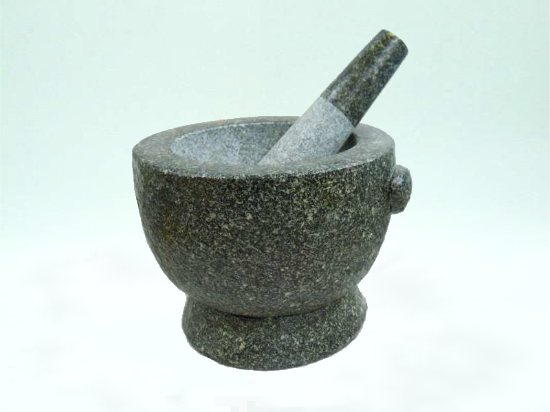 Stone Mortar with pestle 12,5cm - Click Image to Close