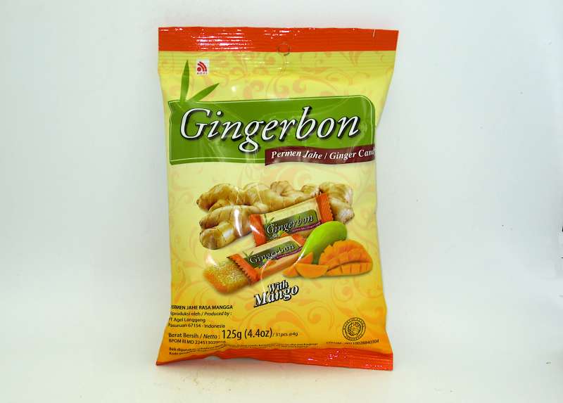 Ingwer-Mango Bonbons 125g - zum Schließen ins Bild klicken