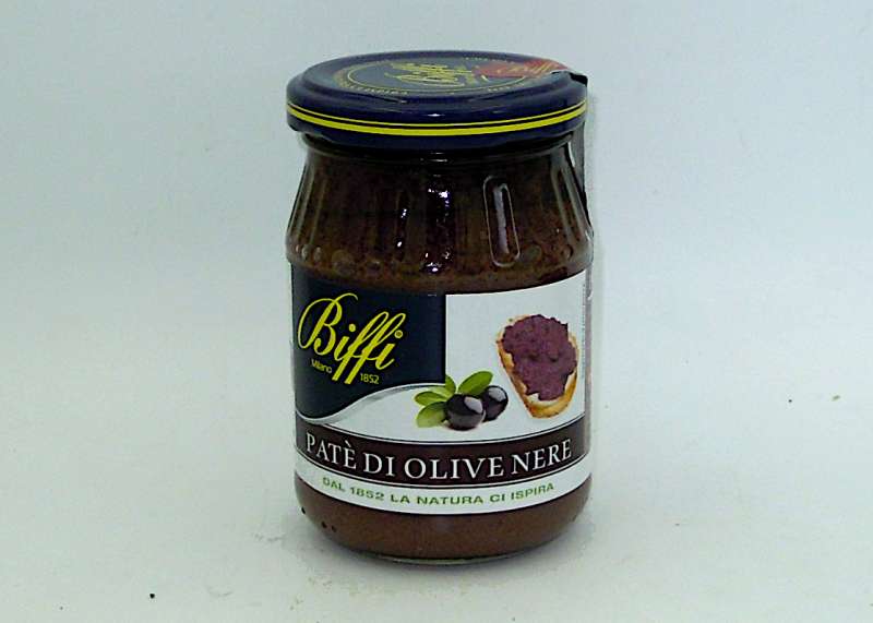 Olivenpaste schwarz 190g - zum Schließen ins Bild klicken