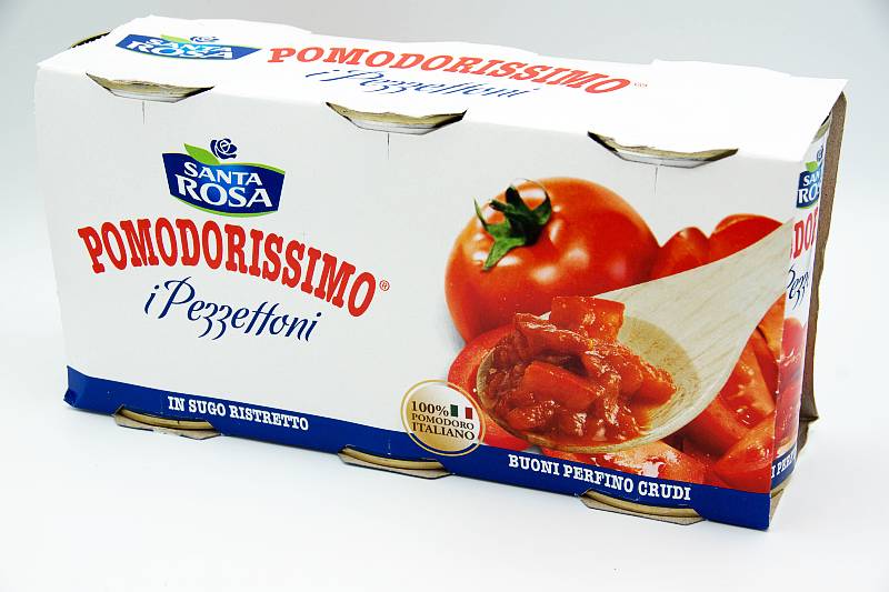 Pomodorissimo Tomatenstücke 3x400g - zum Schließen ins Bild klicken