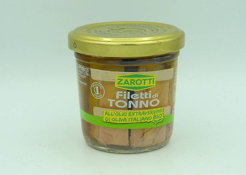 Tonno Filet in BIO Olivenöl 110g - zum Schließen ins Bild klicken